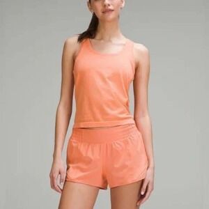 Lululemon‎ Swiftly Tech Racerback Tank Top Women's Size 8 Orange Sleeveless